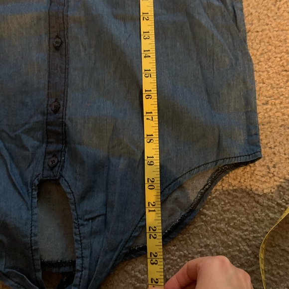 Buffalo David Bitton chambray top - Picture 5 of 7